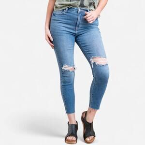 Cello “JULIETTE” High Rise Mom Fit with Skinny Ankle